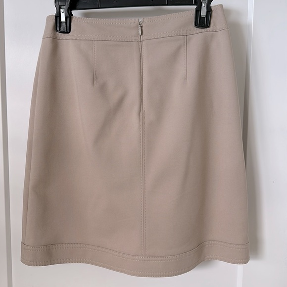 WHBM Petite Lace Utility Boot Skirt Tan NEW - Picture 8 of 9